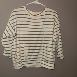 Jane and Delancey striped sweatshirt